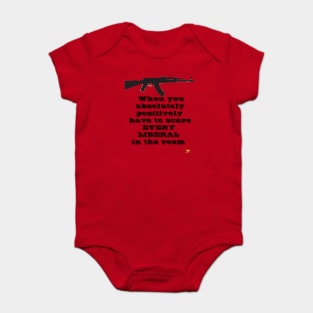 Scary AK47 Baby Bodysuit